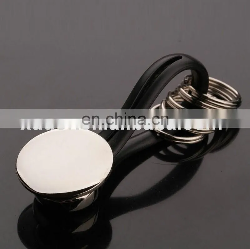 PROMOTIONAL METAL PLASTIC MULTIPLE RINGS KEYCHAINS