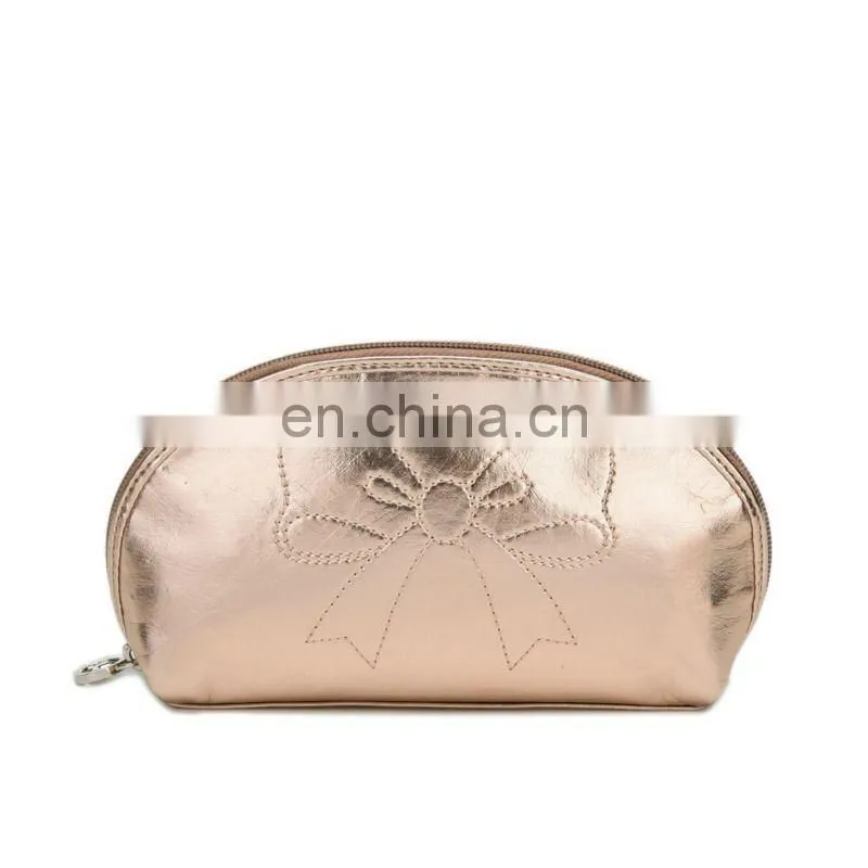 fashion PU silver cosmetic bag