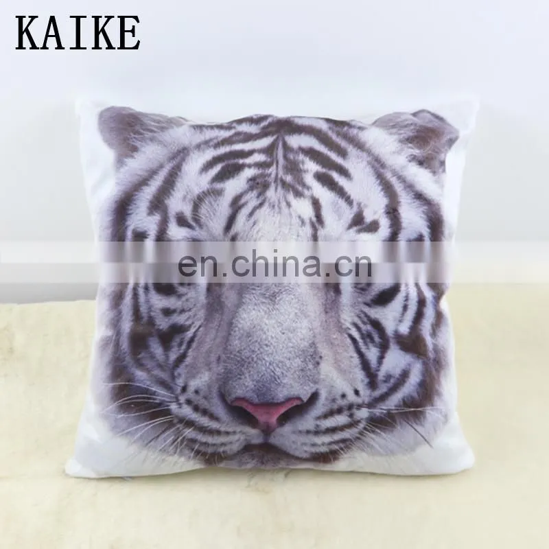 Custon fashion soft printing plush dog cushion headboard bed