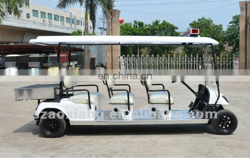 8 person electric shuttle bus golf cruiser with CE certificate and powerful motor