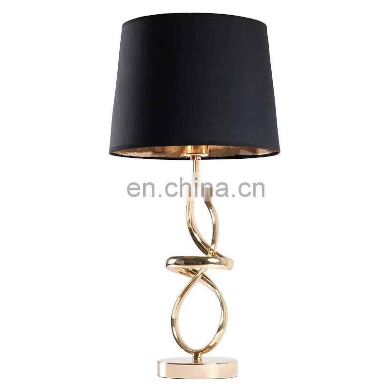 modern style and European style metal table lamp for hotel