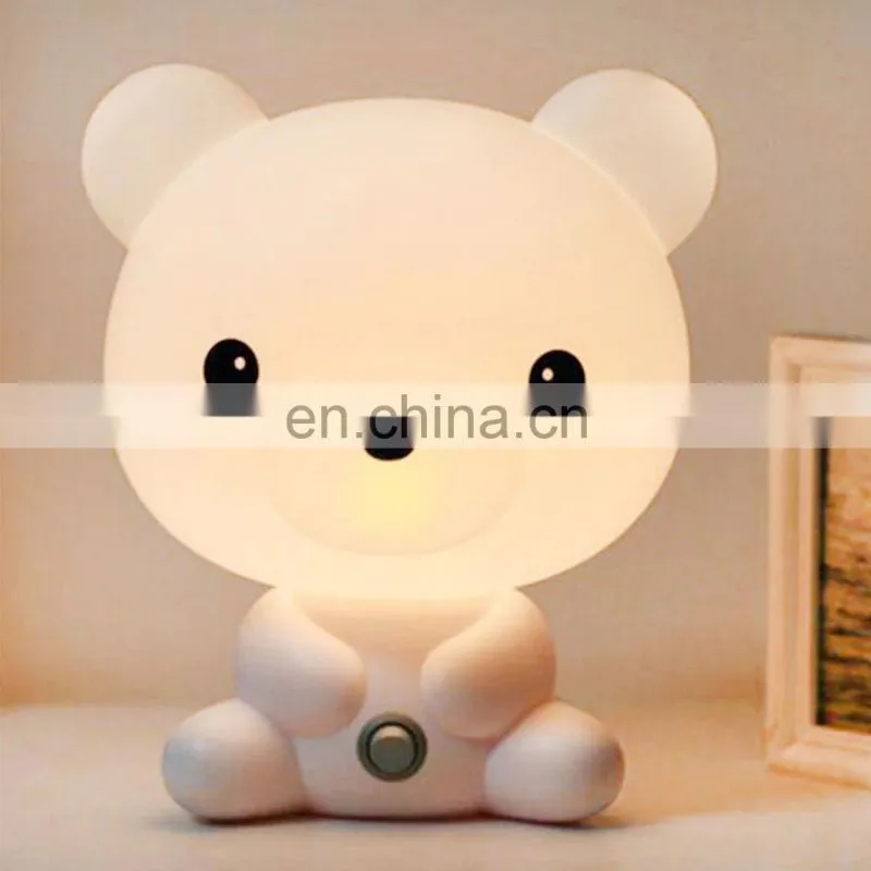 Kawaii fashional cute bedroom lamps cartoon pet night light led bulbs