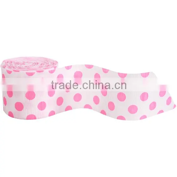 Polka Dot Crepe Paper Streamer SD056