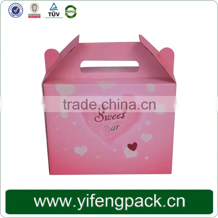 Custom corrugated packaging box