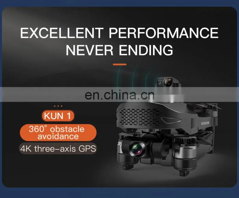 SG908 PRO 4K camera can foldable 3 axis gimbal camera EIS anti-shake smart follow headless mode drone