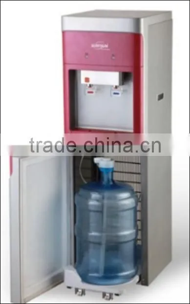Alkaline water dispenser with hidden bottle for office