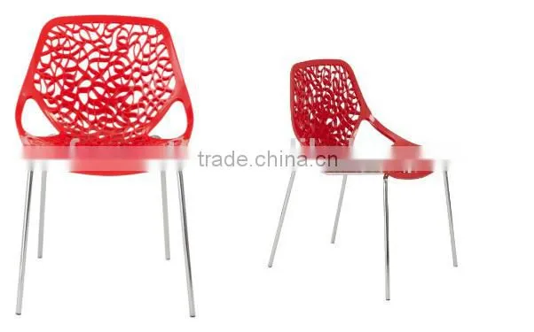 Restaurant furniture Lovie side chair plastic ABS dining chair