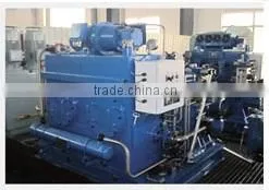 Heavy duty single acting hydraulic cylinder piston type for marine machinery