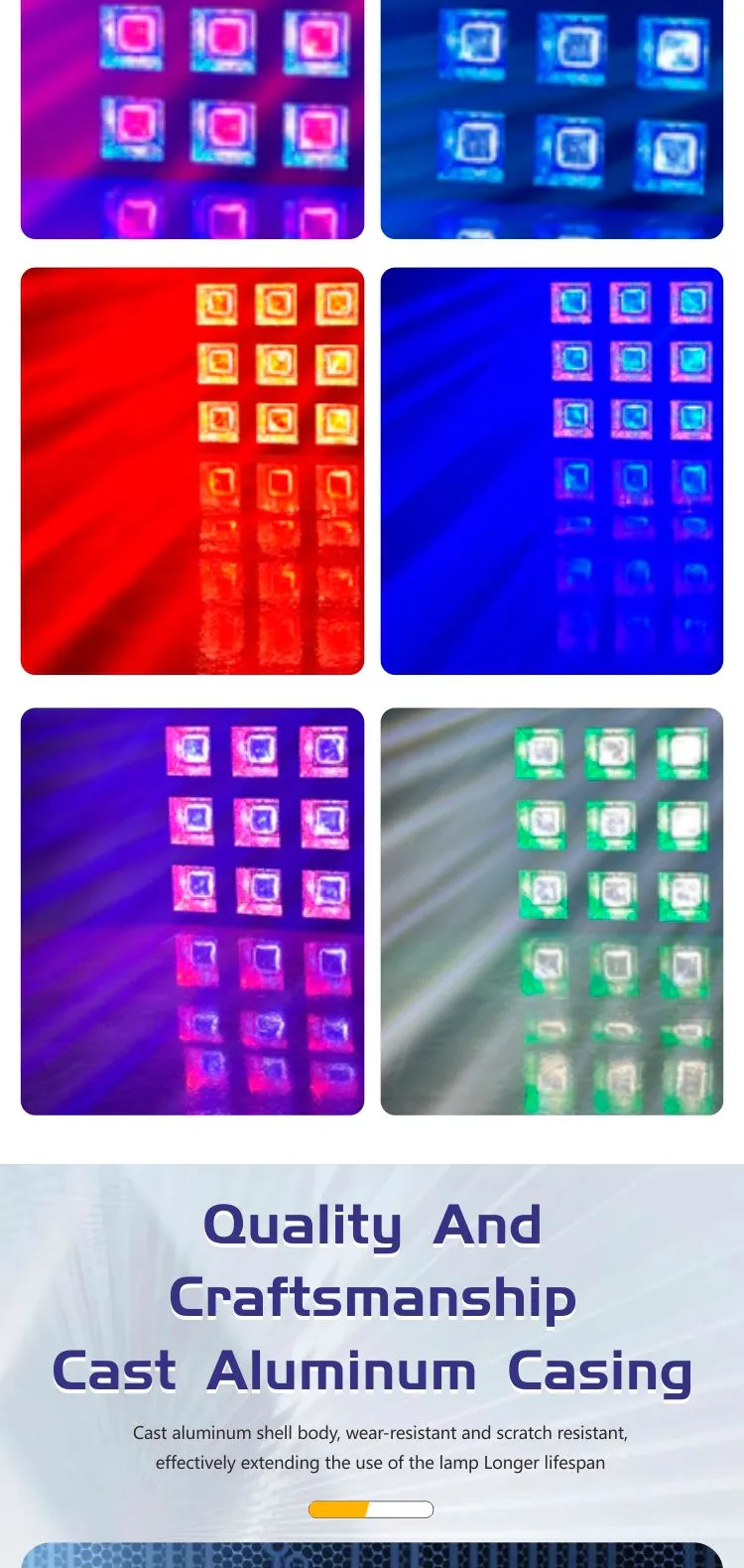 JZ940L 3x3 Matrix Light 9x40W Full Color 4in1 RGB LED Stage Effect Light