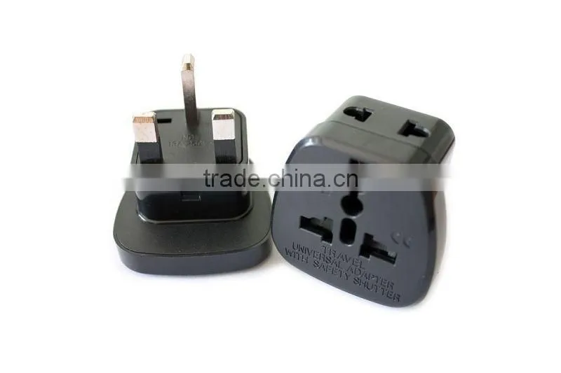 Well-known CE ROHS Approved UK Malaysia Singapore to universal AU EU US UK Japan Philippines plug travel adapter converter