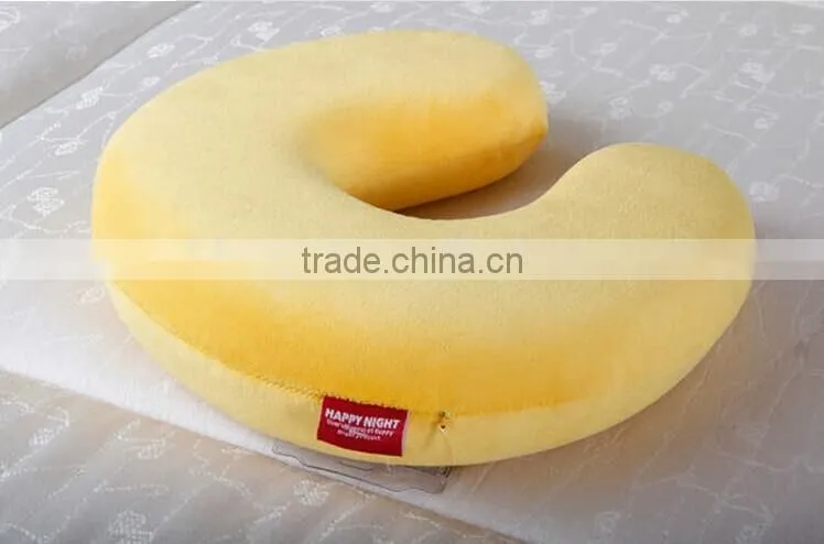 travel neck pillow memory foam golden wholesale product