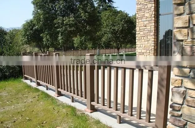 Face the world WPC wood composite outdoor balcony railing