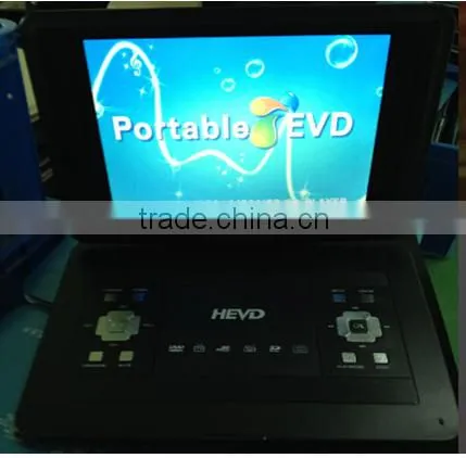portable cd dvd evd player with 2 speaker full hd rmvb 3d portable evd player