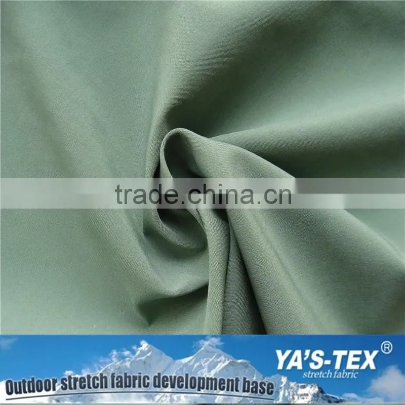 2016 Bamboo Fiber Fabric Waterproof Polyester Stretch Fabric with PU Coated