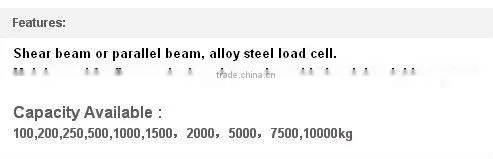 Shear beam alloy steel car parking sensor