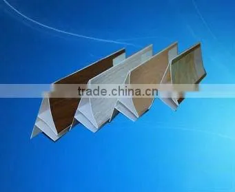 pvc profile /''U"type pvc corner for pvc wall panels