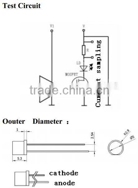 808nm 500mw Laser Diode Bars Stack