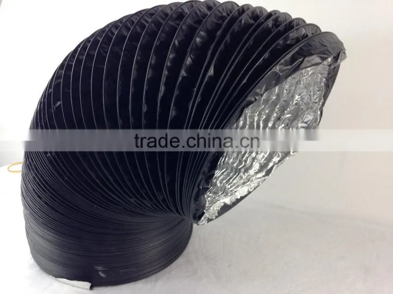 New style pvc laminated aluminium foil hose/1.5m aluminum foil hose /2m pvc aluminum foil hose