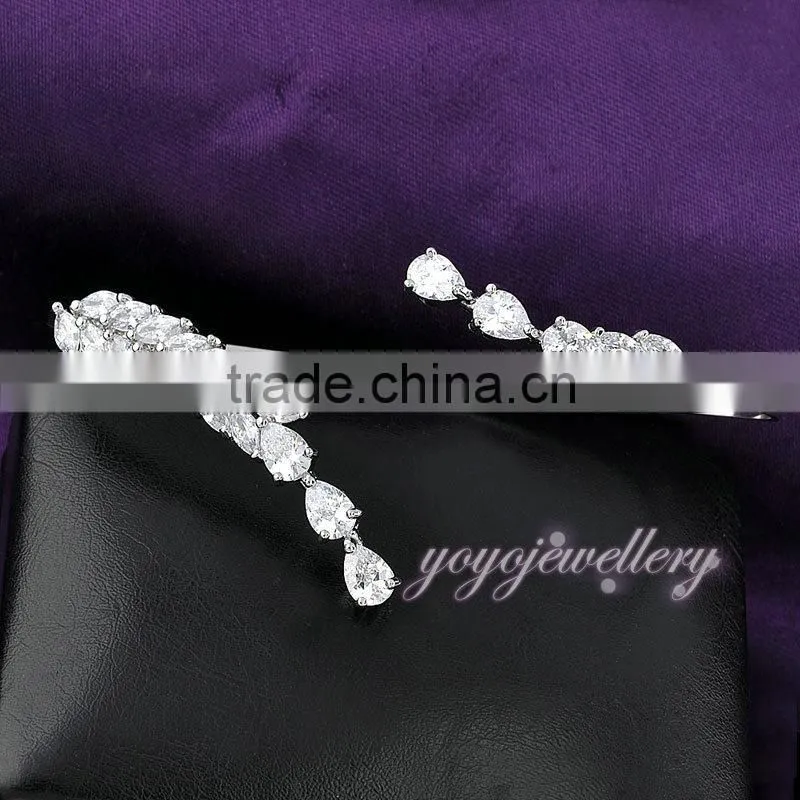 Zircon design new gold medel wrap palm bracelet