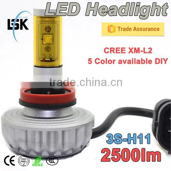No fan all in one high power led headlight bulb h11 china factory direct
