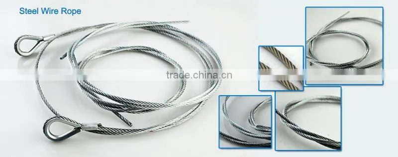 1x19 elevator 16mm galvanized steel wire rope price