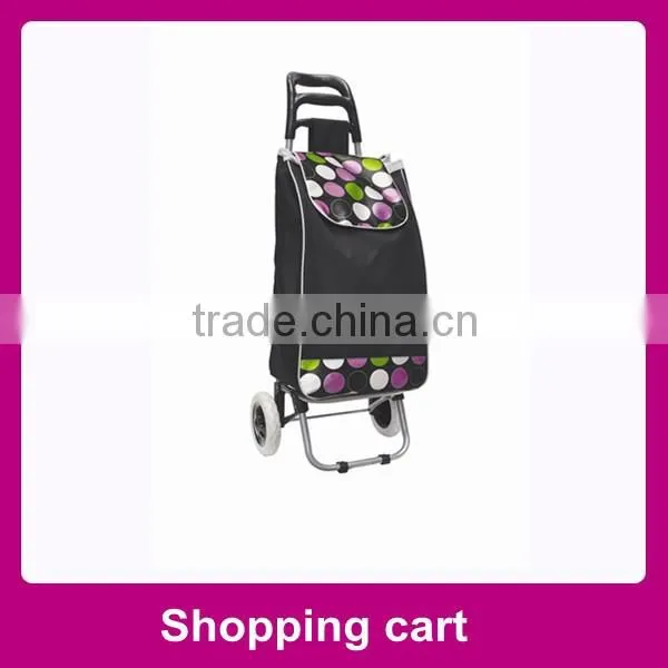 Foldable serving trolley