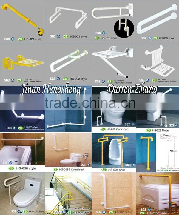 Toilet safety handrail ,bathroom handricap stainless steel grab bar