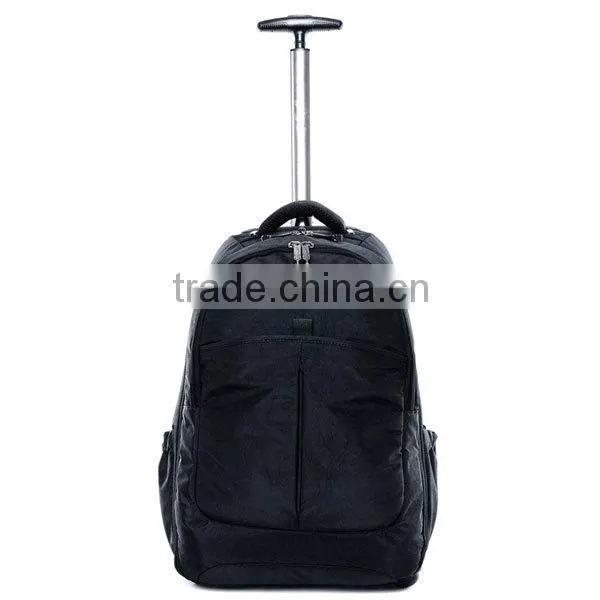 Hot selling cheap trolley laptop backpack with trolley