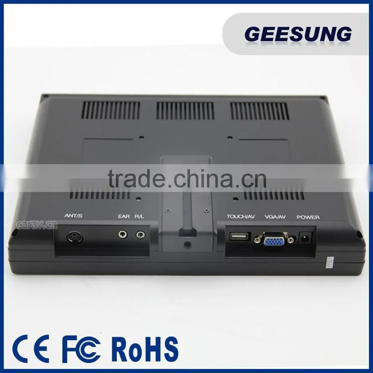 Desktop 12 inch true flat touch screen monitor for POS