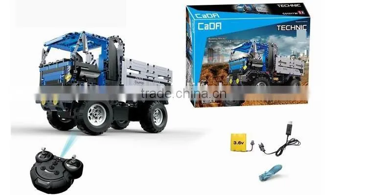 2.4g building block rc truck building block truck building block toy