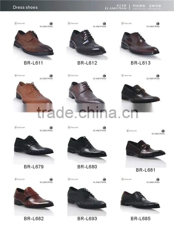 Fashion cheap man leather shoes dress men shoe elanroman men shoe