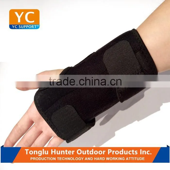weight lifting grip pads finger fitness gloves , palm sport support with two sheet steels
