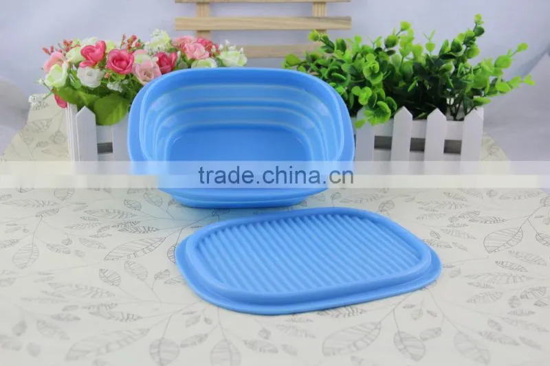 New Design And Eco-friendly rubber set meal box