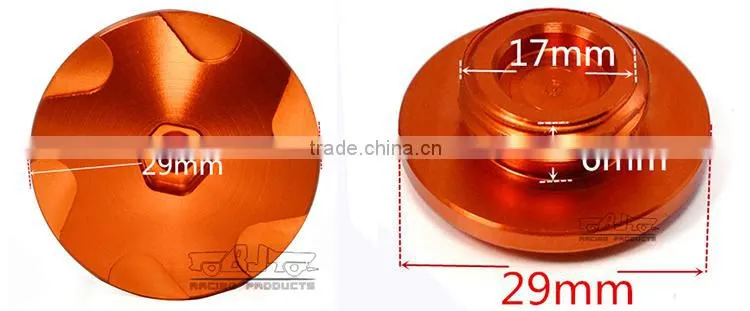 BJ-ECP-KT002 Custom Motorcycle Accessories Aluminum Engine Oil Plug For KTM DUKE 125/200/390