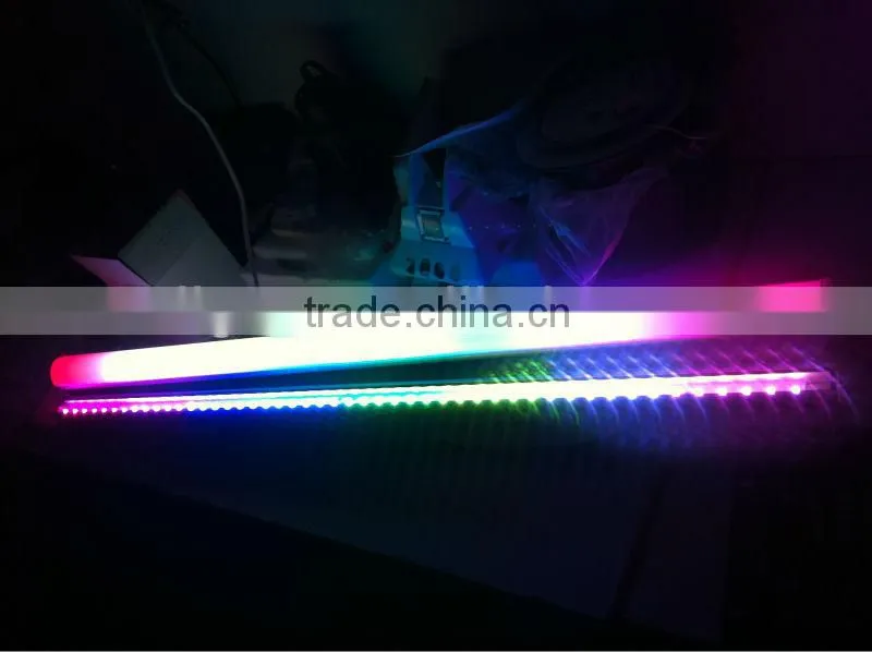 DMX512 system 1000mm DC24V RGB digital neon led tube, led neon flexible tube