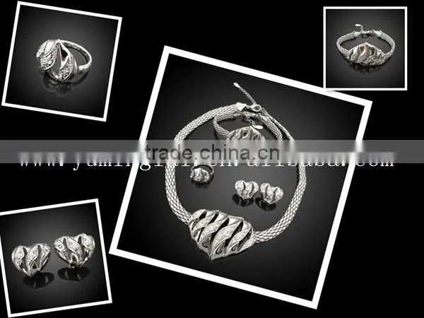 china wholesale 925 silver jewelry set