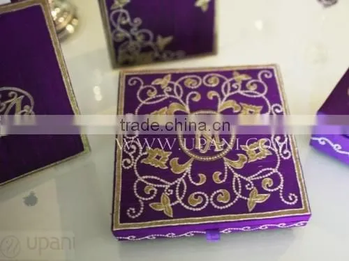 Purple wedding invitation