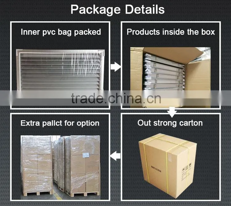 ventilation aluminum return air grille for doors