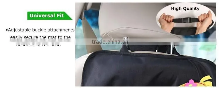 2016 New Kick Mat Auto Seat Back Protectors + Organizer Pockets-kitty