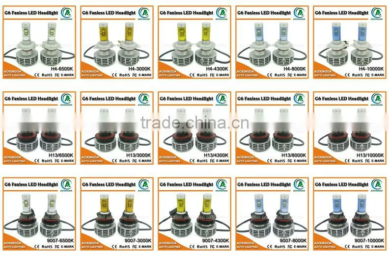 H8 G6 new generation Canbus led head light h4 h7 h8 h9 h11 h13 9004 9005 9006 9007 car led headlight kit