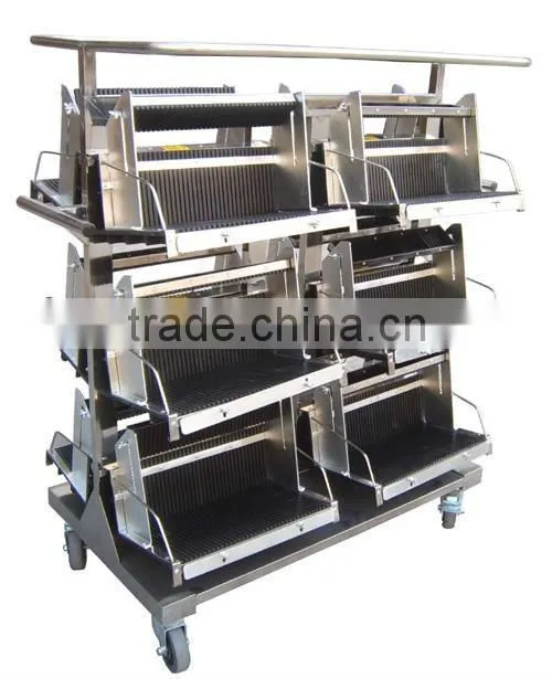 Anti-static ESD SMT PCB Trolley for Electrolic Factory