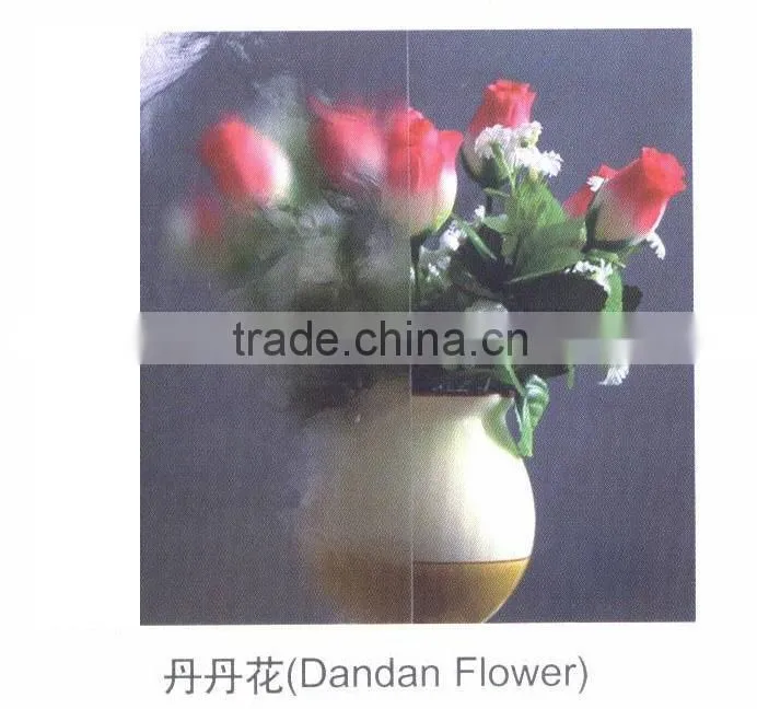 3-6mm tinted pattern glass/decorative glass /rain /flora glass / map /aqualite nashiji designed pattern glass