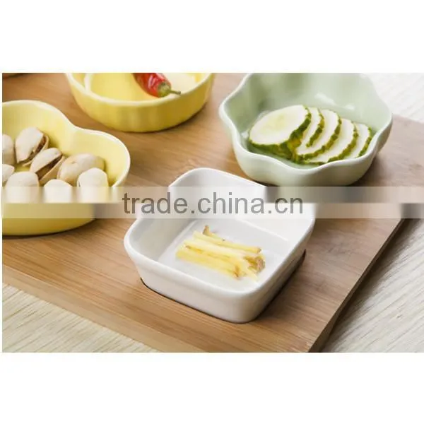 high quality ceramic cup set with bamboo tray