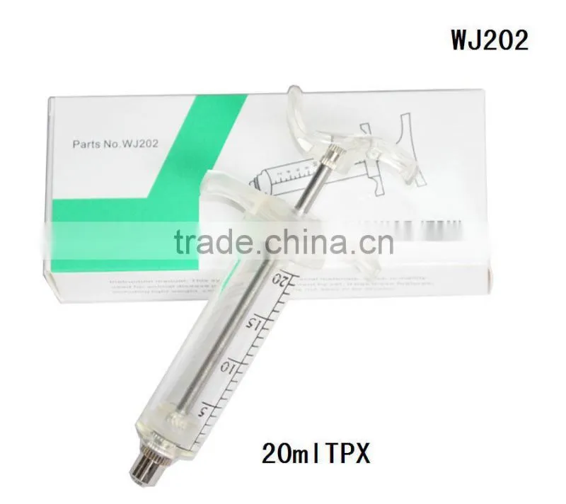 WJ202 Unadjustable TPX Plastic Steel Syringe