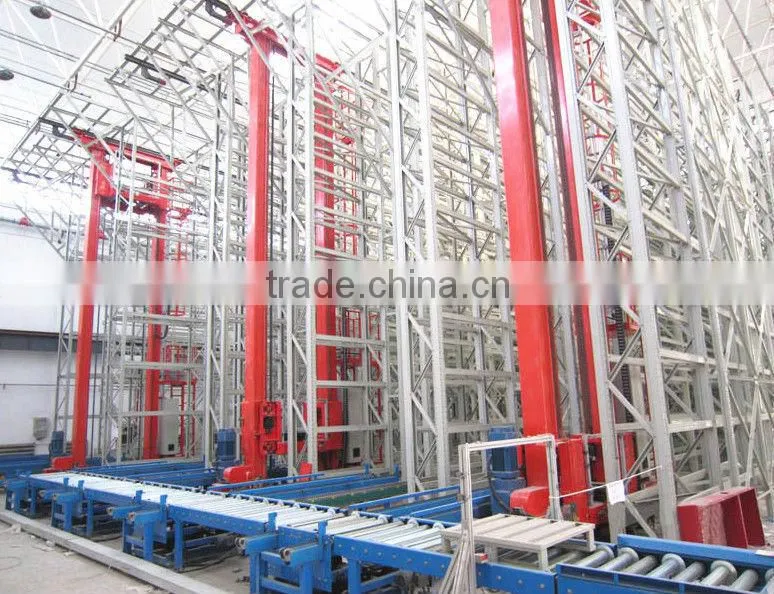 Automatic warehouse rack system shelf