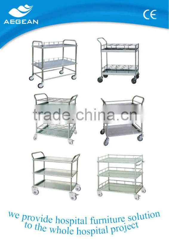 AG-SS029 Top quality! Adjustable stainless steel anesthesia table