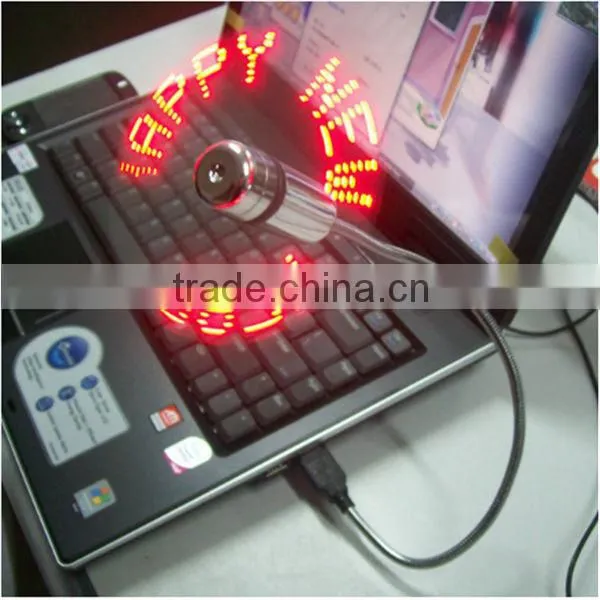 plastic printing logo usb led fan