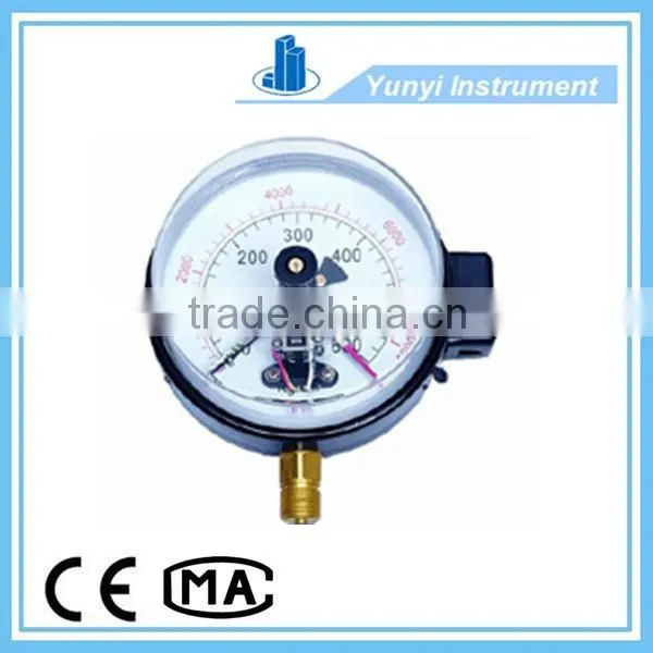 Magnetic-asstisted Electric contact cheap pressure gauge