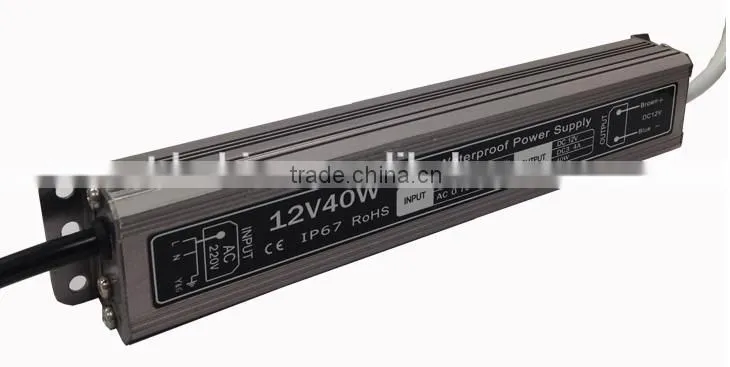 CE approved 12v switching power supply 30w led waterproof led power supply