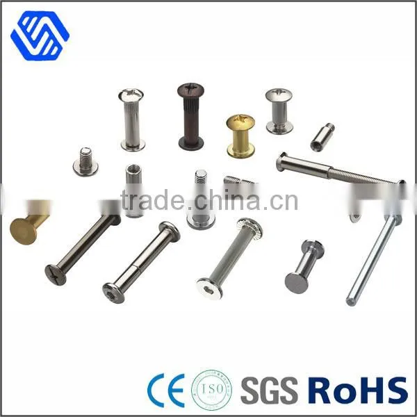 High quality fasterner steel bolt all kinds of plating rivet bolt